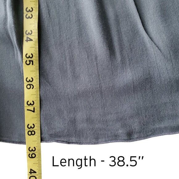 Island Planet Ombre Grey Soft Loose Fitting Dress Spaghetti Straps Size S/M - Picture 12 of 13